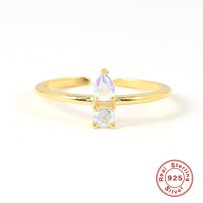Anillos De Flor De Corazón De Plata Esterlina al por mayor